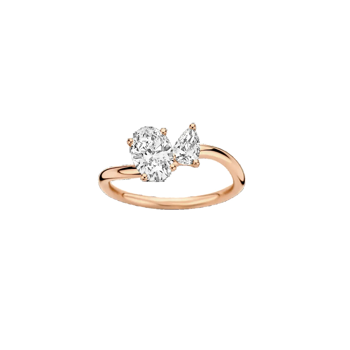 Amelia Moi Et Toi (Oval/Pear) Diamond Ring