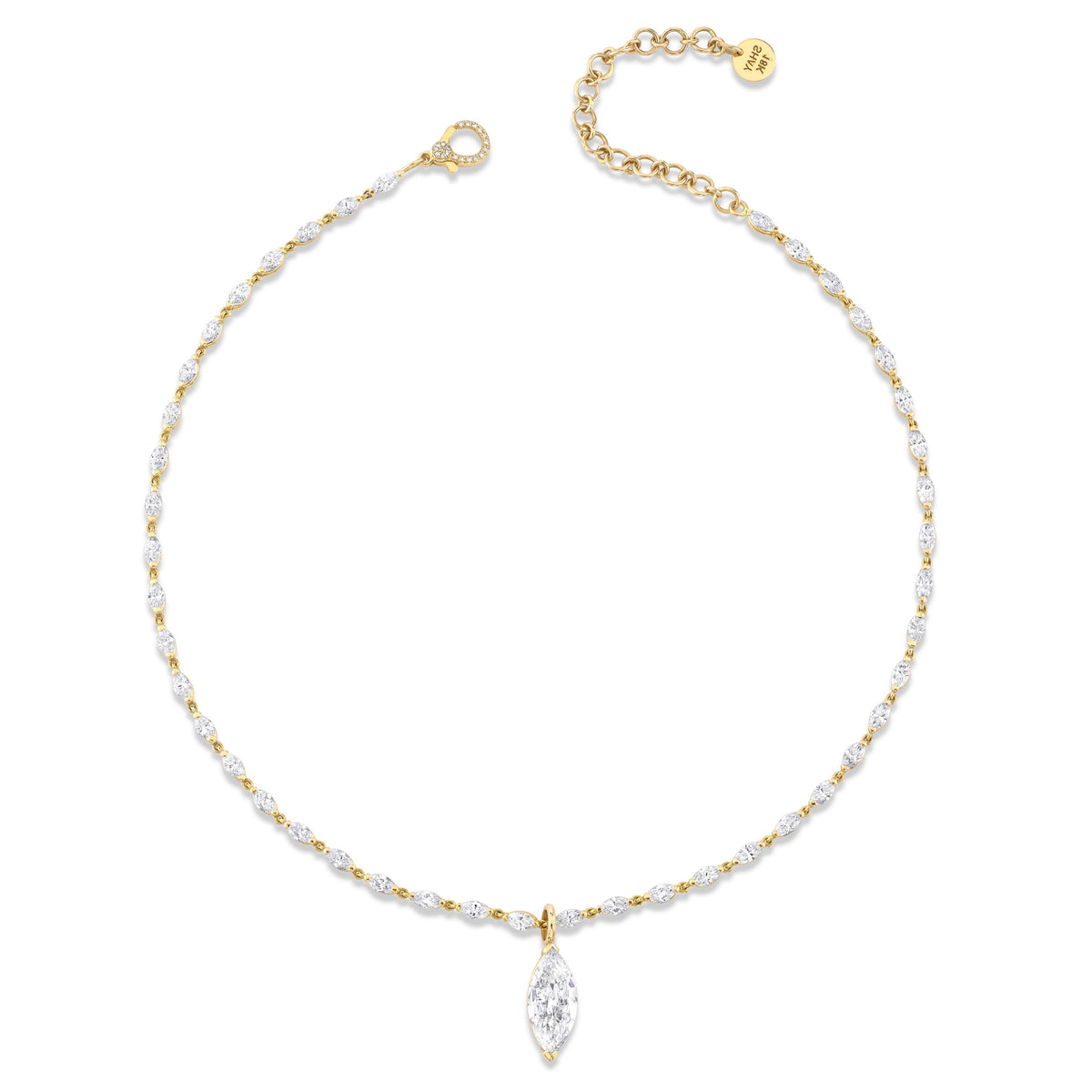 MARQUISE DROP NECKLACE