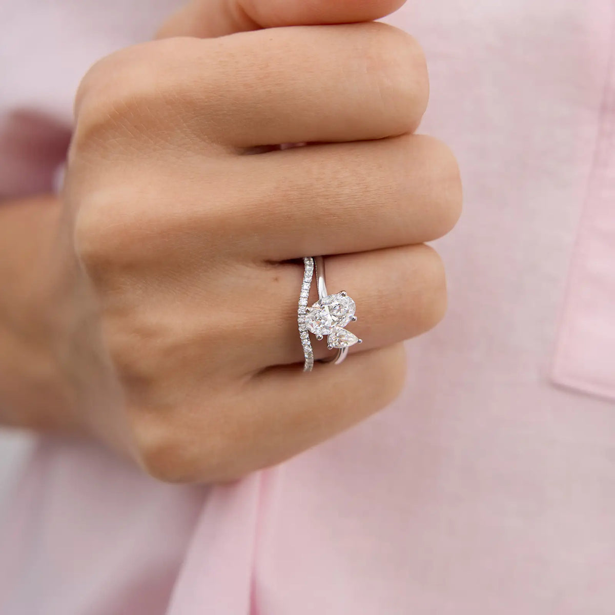 Amelia Moi Et Toi (Oval/Pear) Diamond Ring
