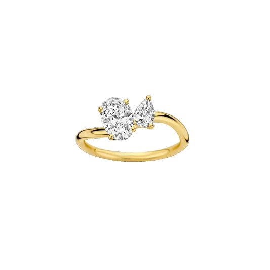 Amelia Moi Et Toi (Oval/Pear) Diamond Ring