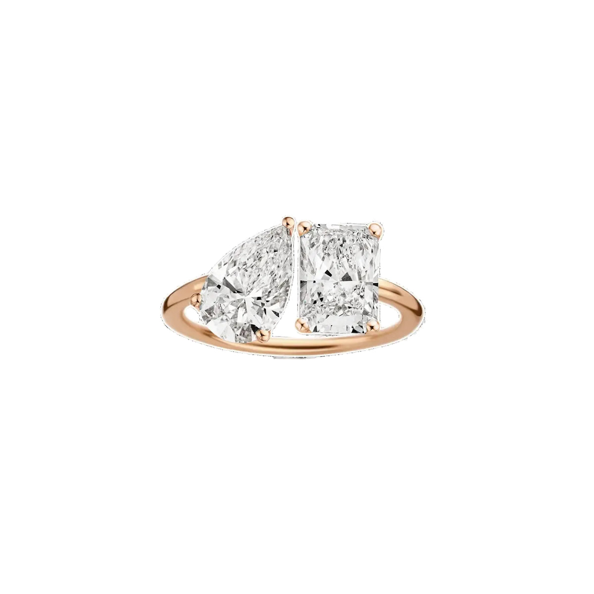 Amelia Moi Et Toi (Pear/Radiant) Diamond Ring
