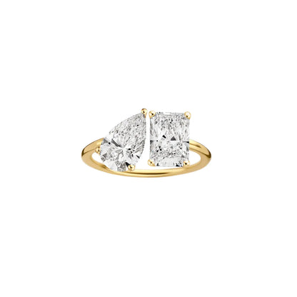 Amelia Moi Et Toi (Pear/Radiant) Diamond Ring