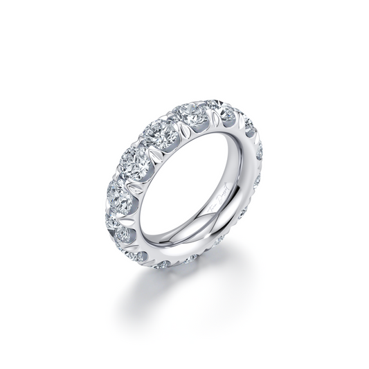 Round Diamond Eternity Band 50 pointers