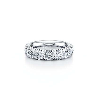 Round Diamond Eternity Band 50 pointers