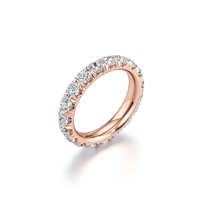 Round Diamond Eternity Band 15 pointers
