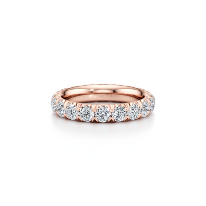 Round Diamond Eternity Band 15 pointers