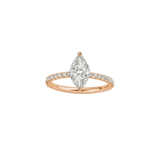 Classica Marquise Pave Diamond Ring