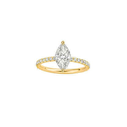 Classica Marquise Pave Diamond Ring