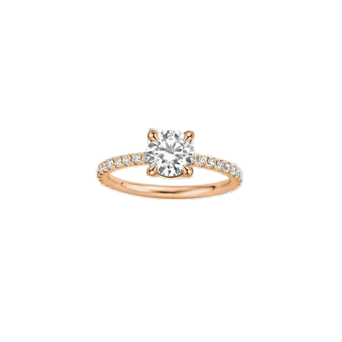 Classica Round Diamond Pave Ring