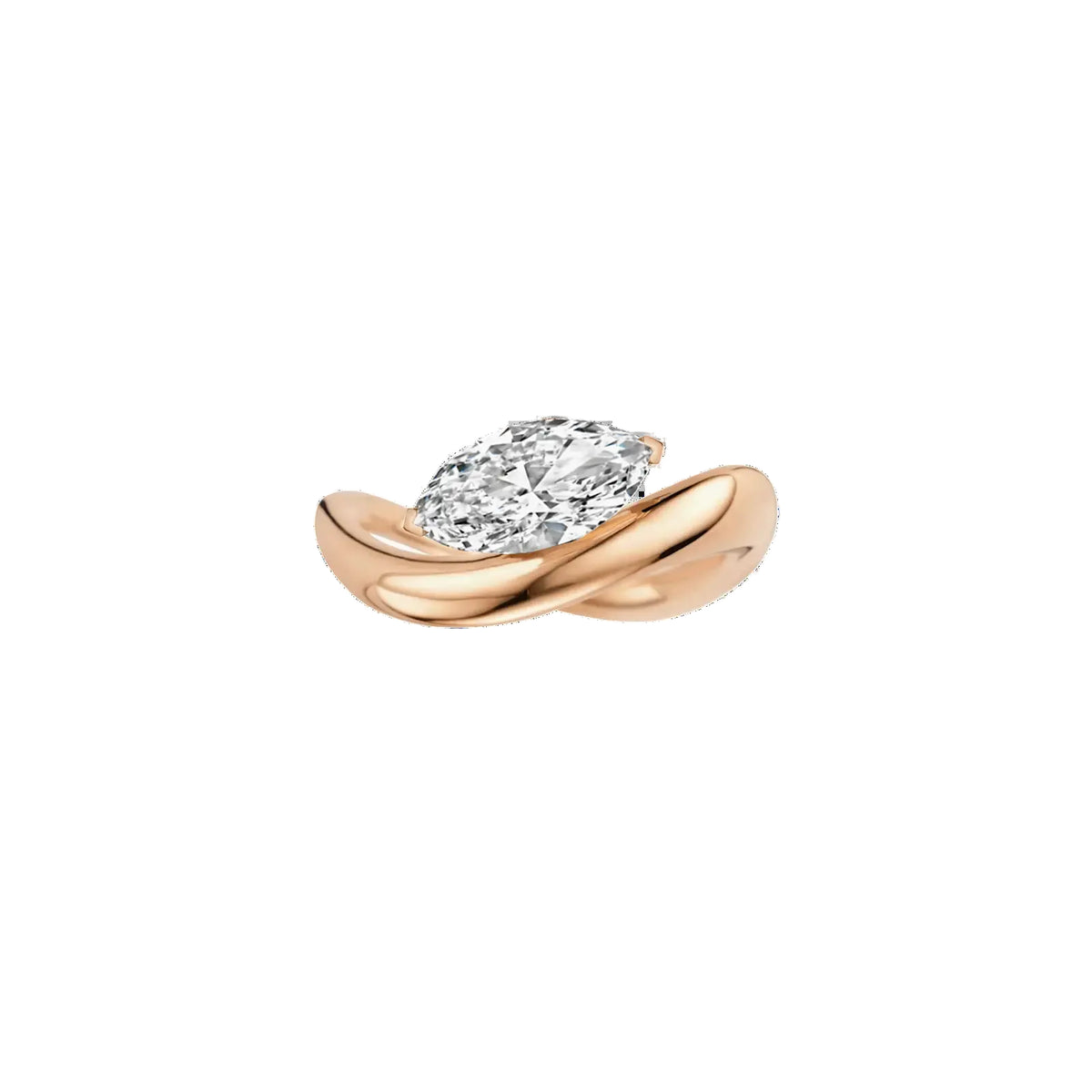 Evara Marquise Ring Rose Gold | Trevi