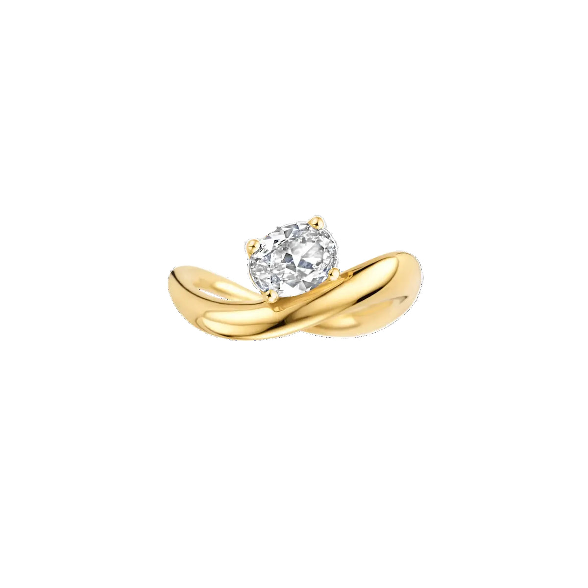 Evara Oval Diamond Ring
