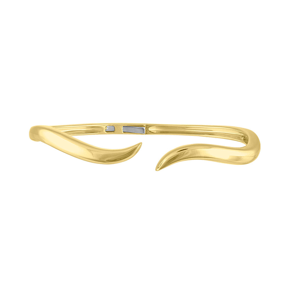 WAVE GOLD BANGLE