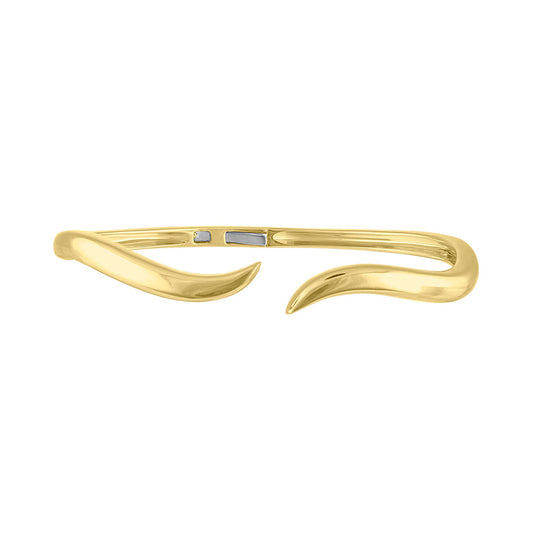 WAVE GOLD BANGLE