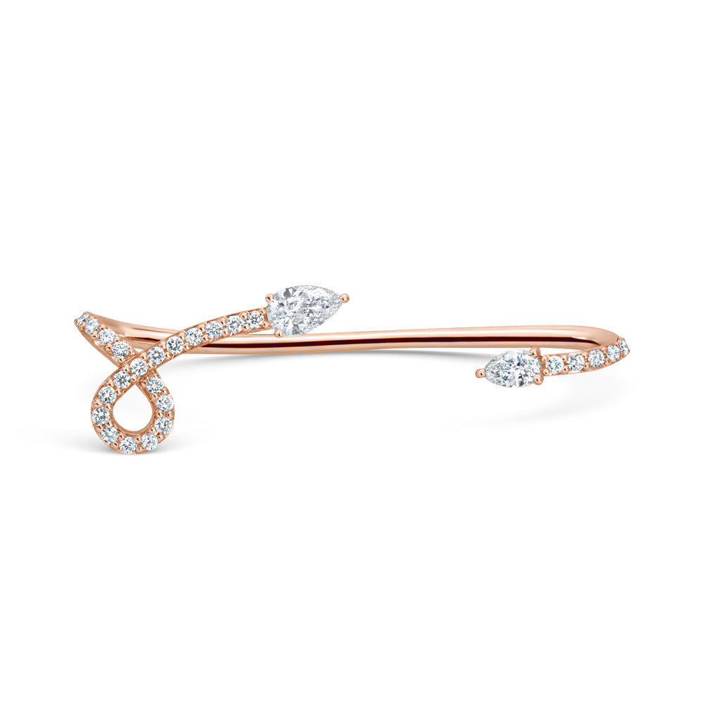 Lola Spear Pear Diamond Ear Cuff