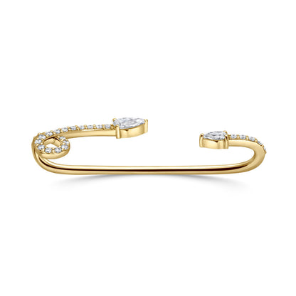 Lola Spear Pear Diamond Ear Cuff