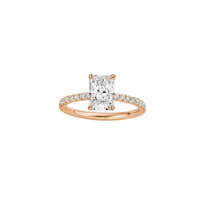 Classica Radiant Diamond Pave Ring