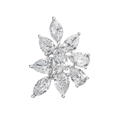 Diamond Cluster Earrings