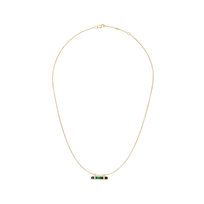 Tourmaline & Diamond Pendant