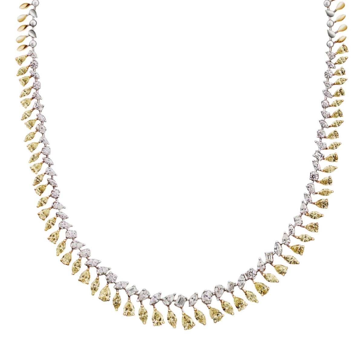 Two-Tone Multi-Shape Necklace