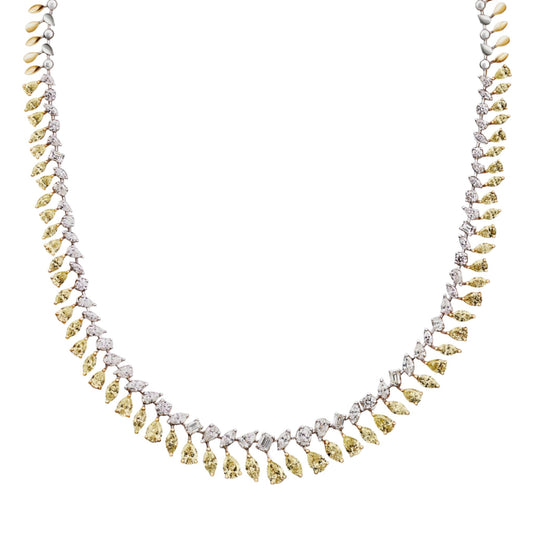 Two-Tone Multi-Shape Necklace