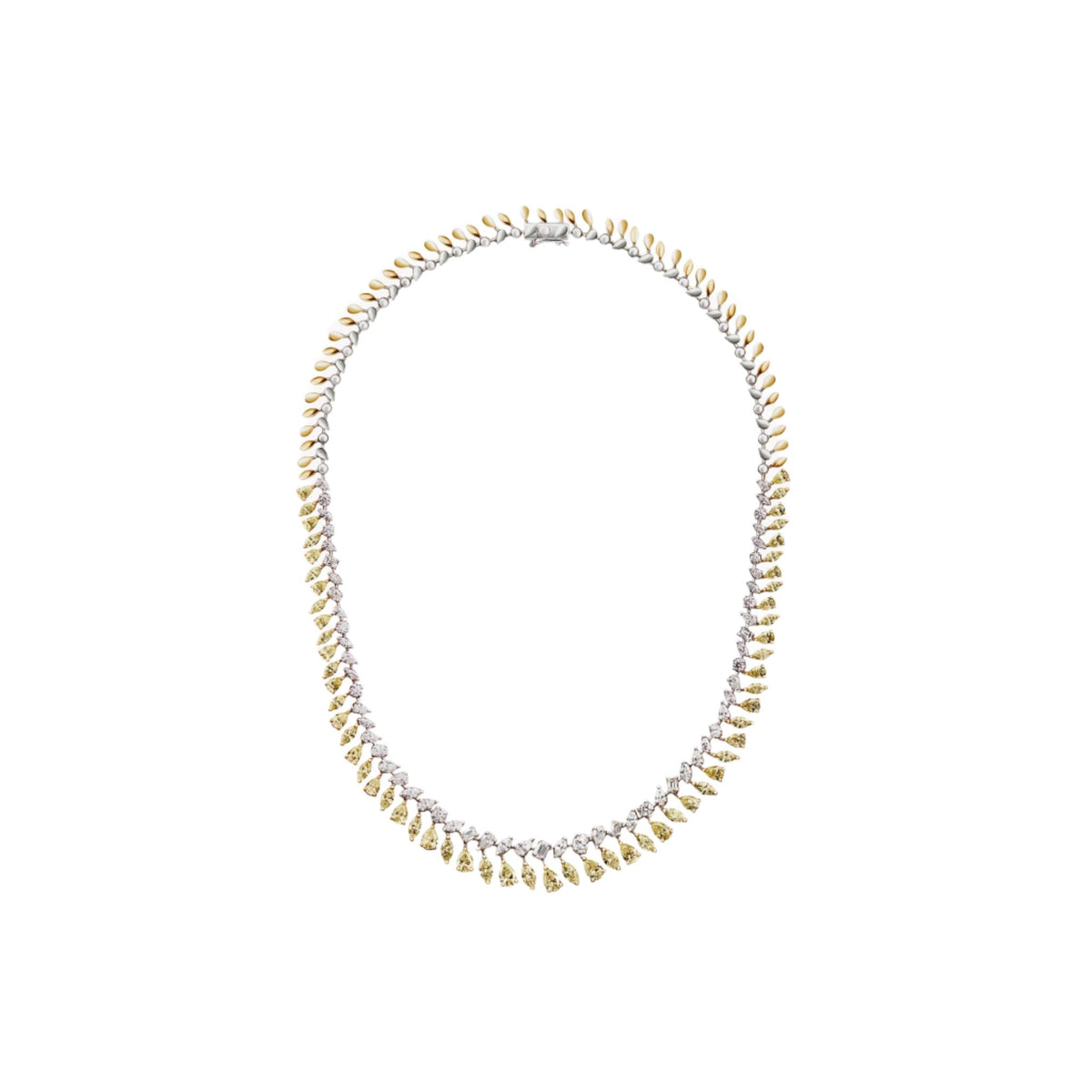 Two-Tone Multi-Shape Necklace