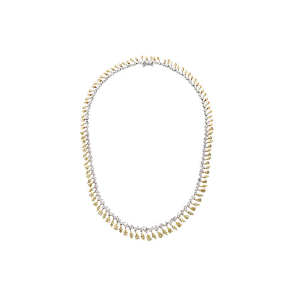 Two-Tone Multi-Shape Necklace