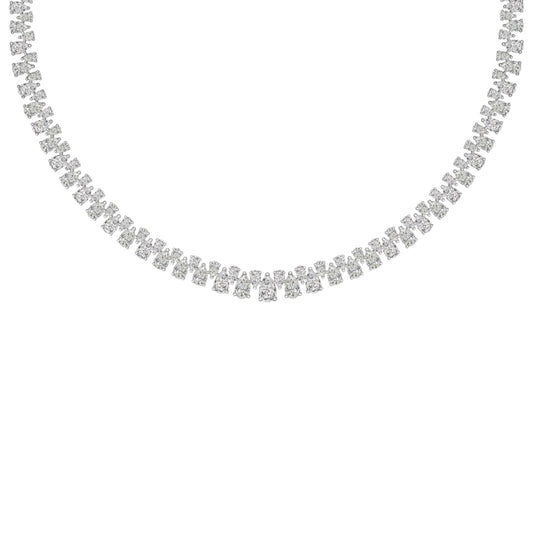 Riviera Pear Shape Diamond Necklace