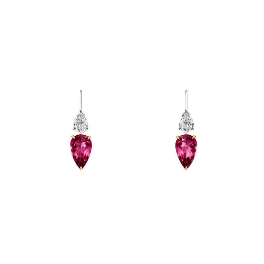 Diamond & Tourmaline Earrings