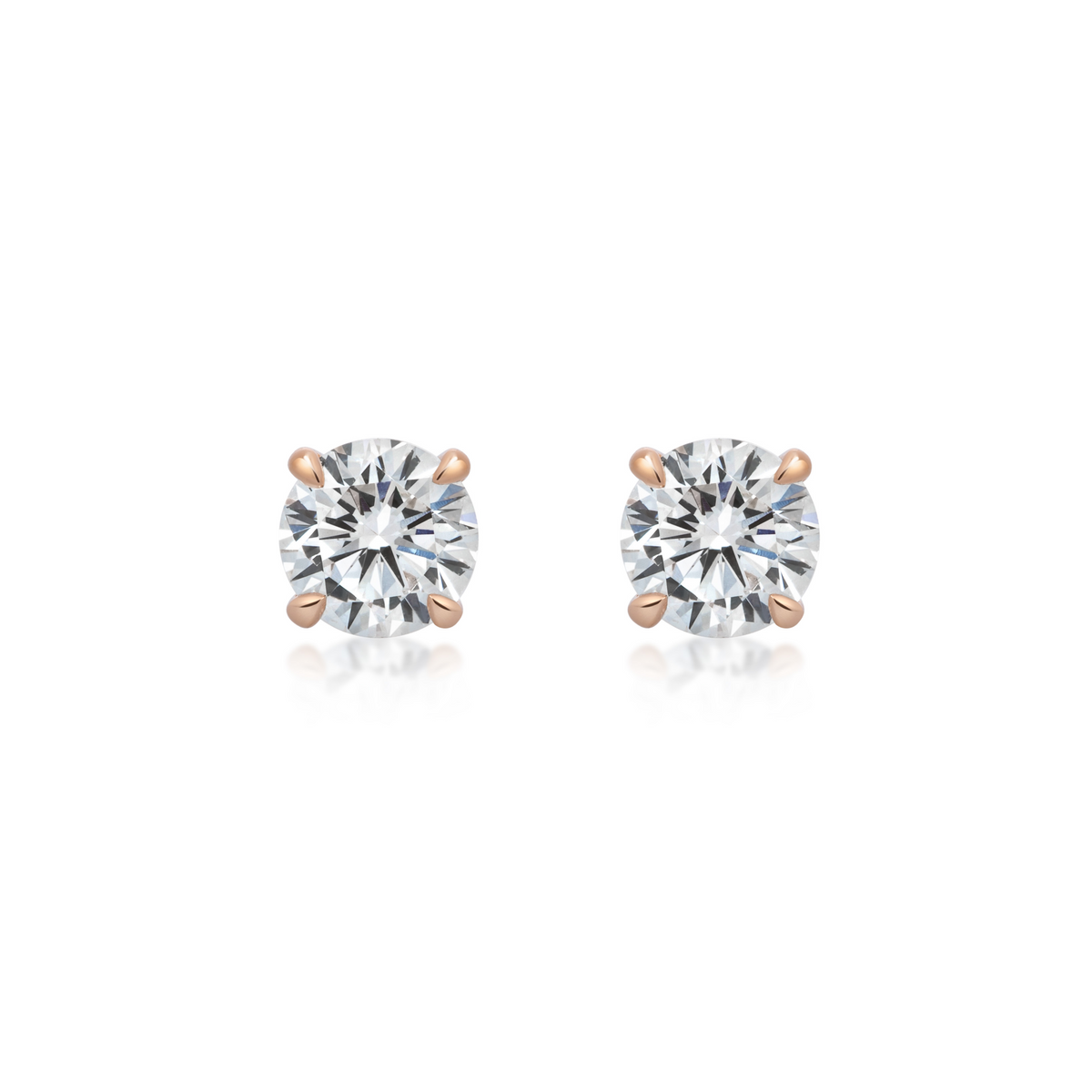 Round Diamond Studs