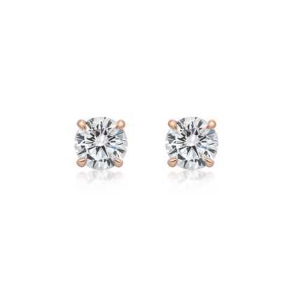 Round Diamond Studs