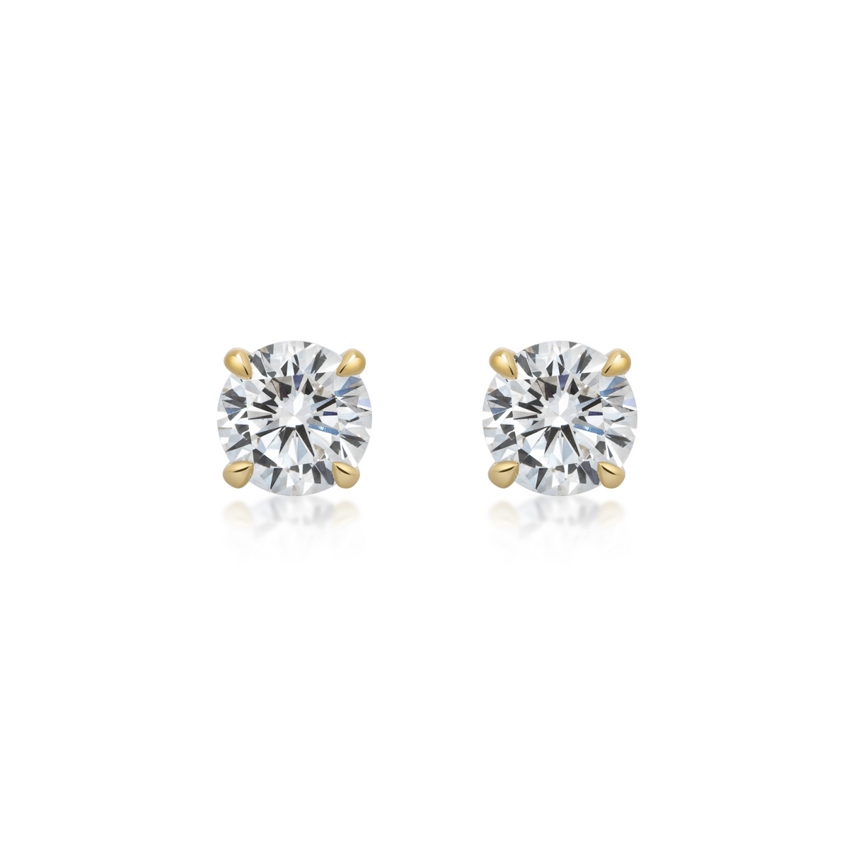 Round Diamond Studs