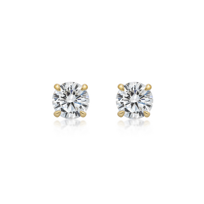 Round Diamond Studs