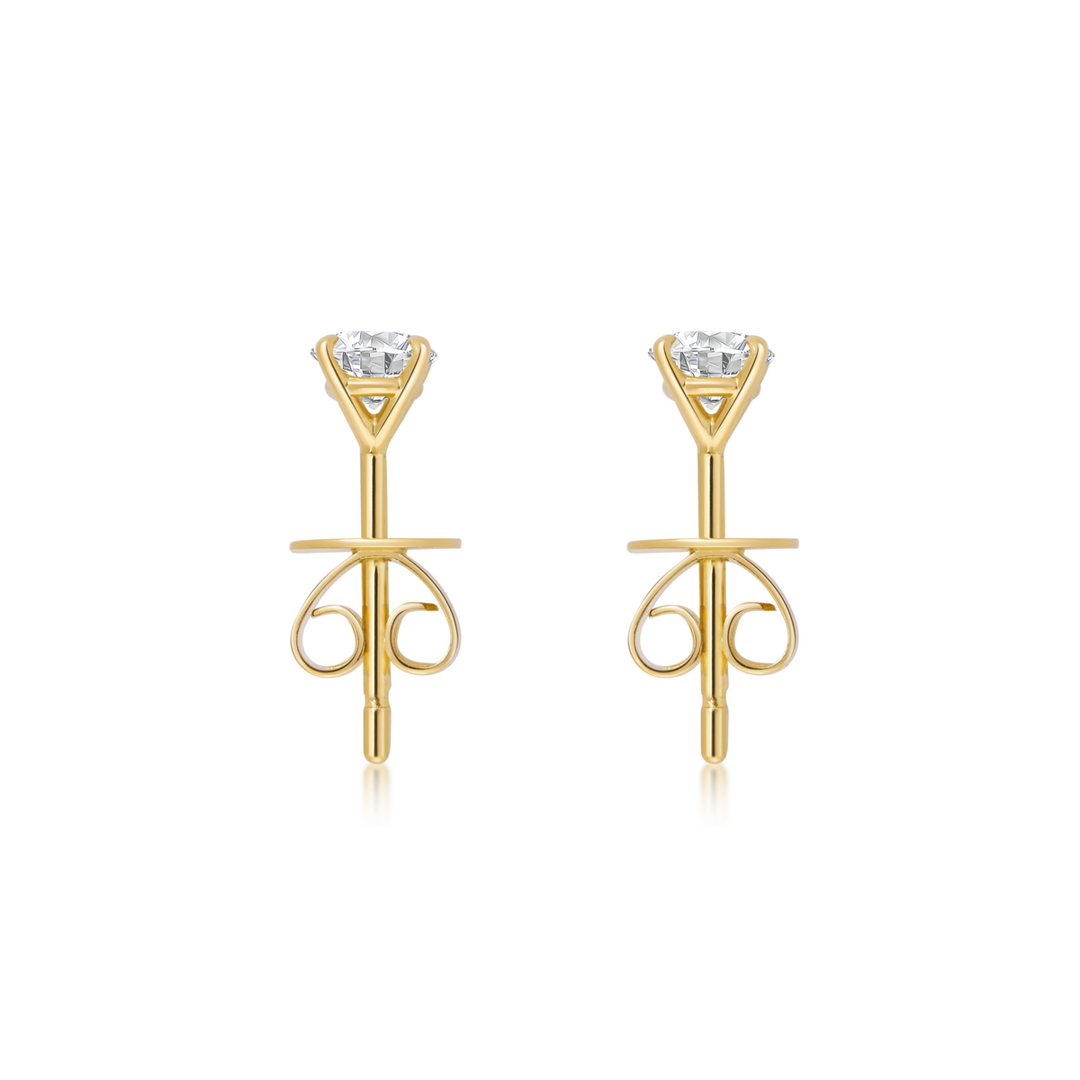 Round Diamond Studs
