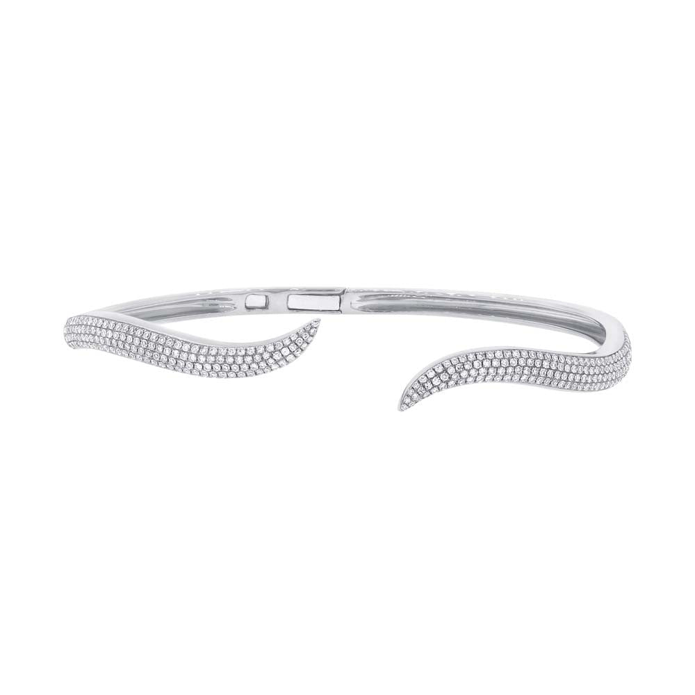 WAVE DIAMOND BANGLE