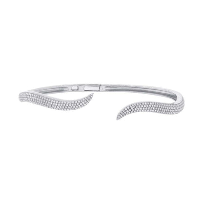 WAVE DIAMOND BANGLE