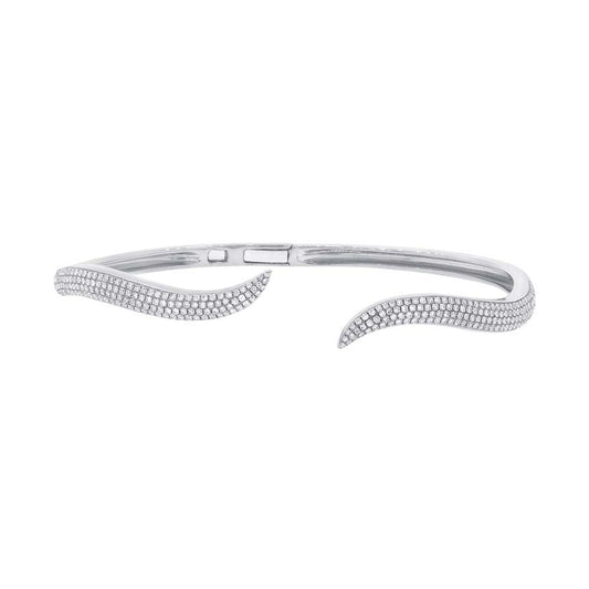 WAVE DIAMOND BANGLE