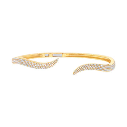 WAVE DIAMOND BANGLE