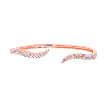 WAVE DIAMOND BANGLE