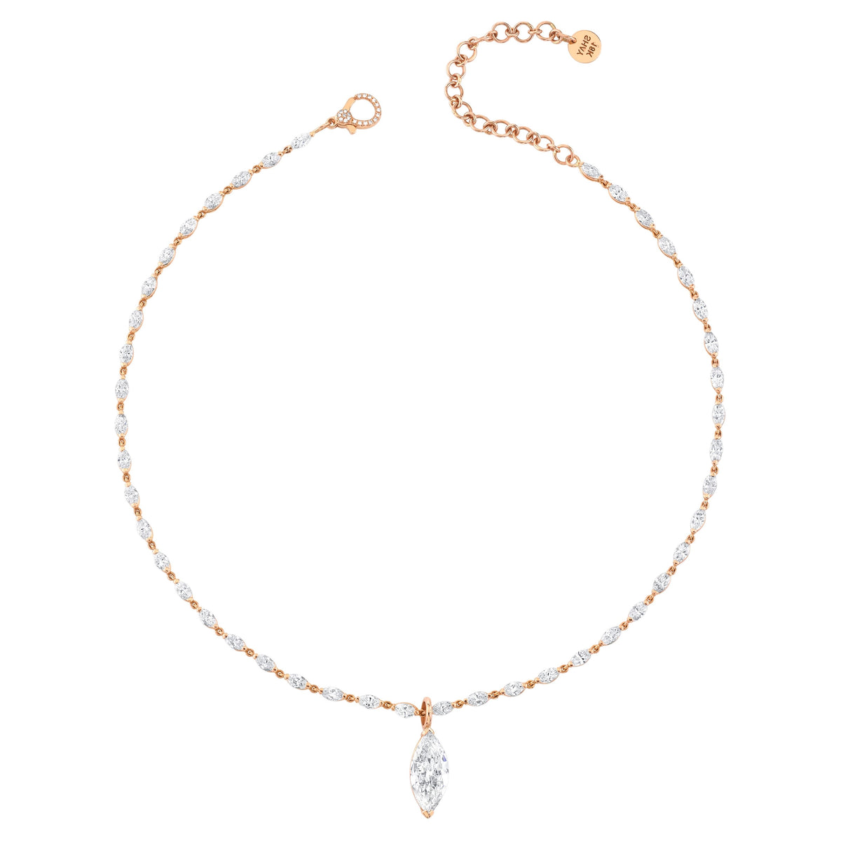 MARQUISE DROP NECKLACE