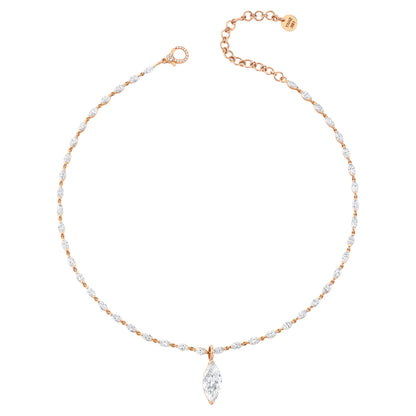 MARQUISE DROP NECKLACE