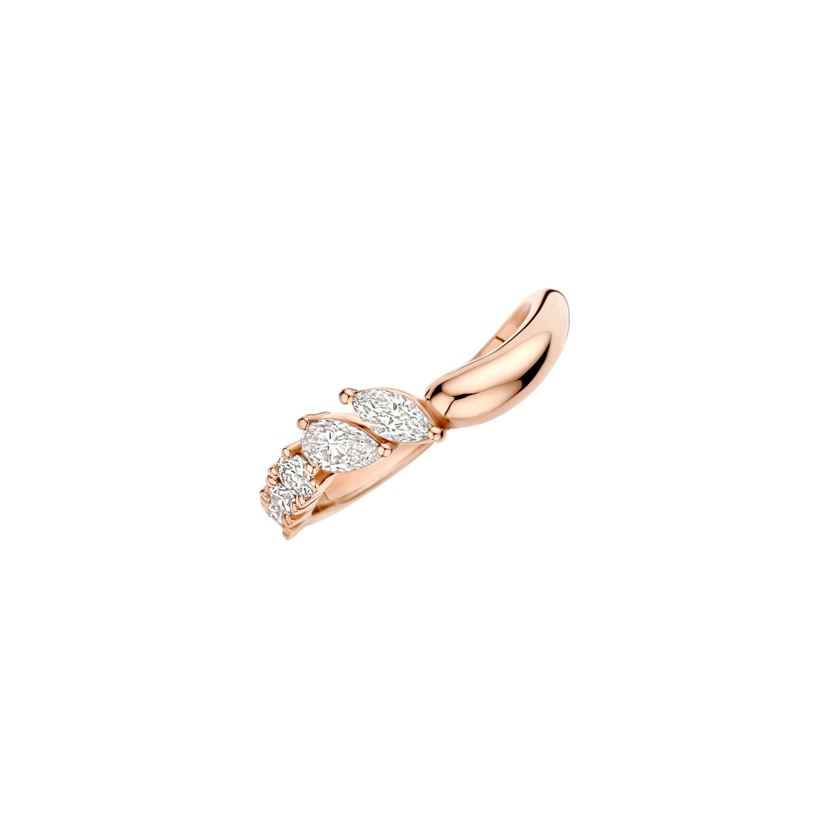 Serena Diamond Arc Ring