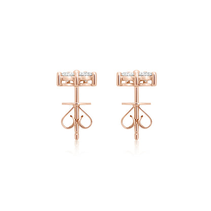 Trio Round Diamond Studs