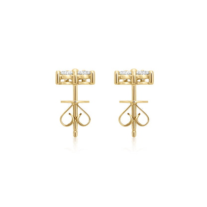 Trio Round Diamond Studs