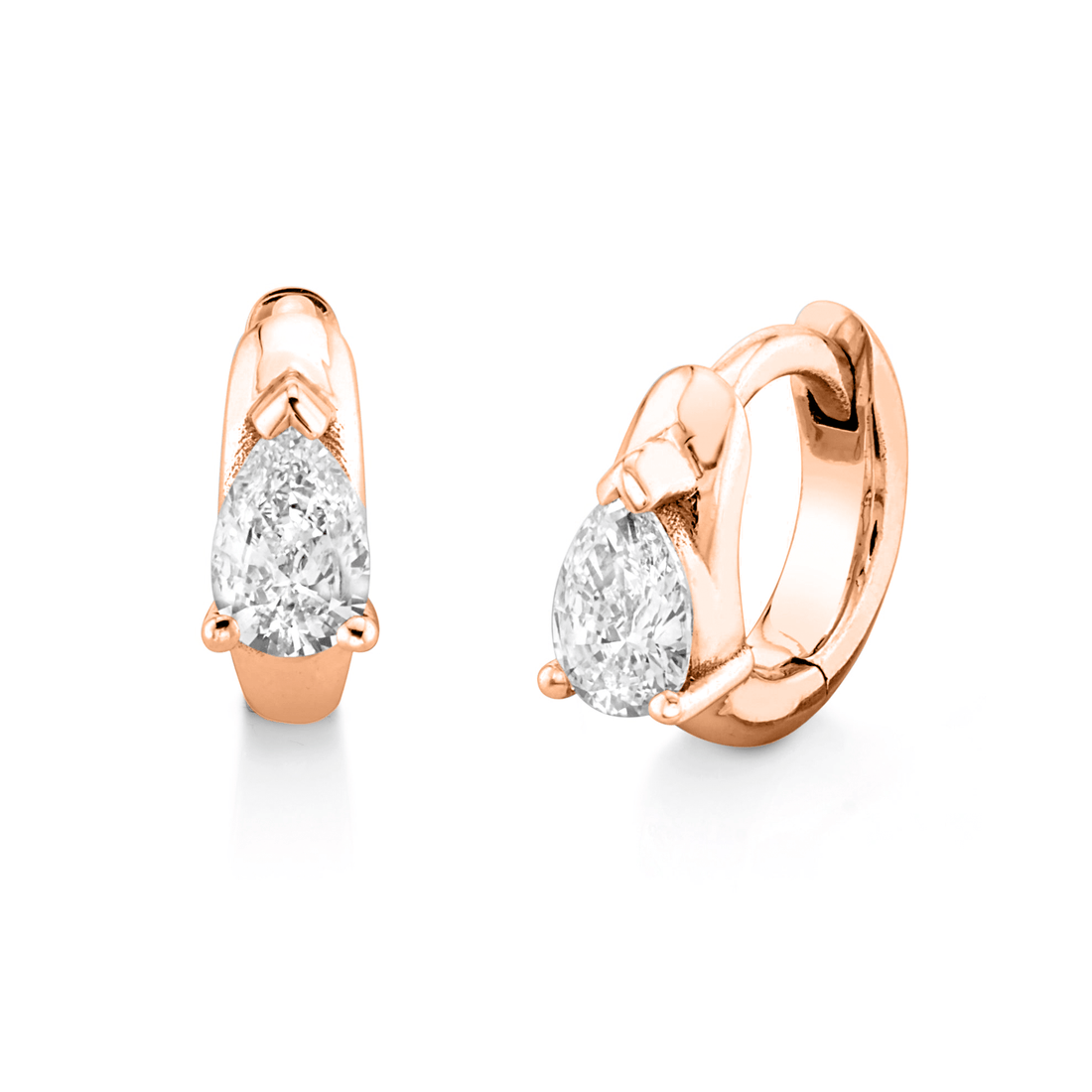 Mini Drop Diamond Earrings